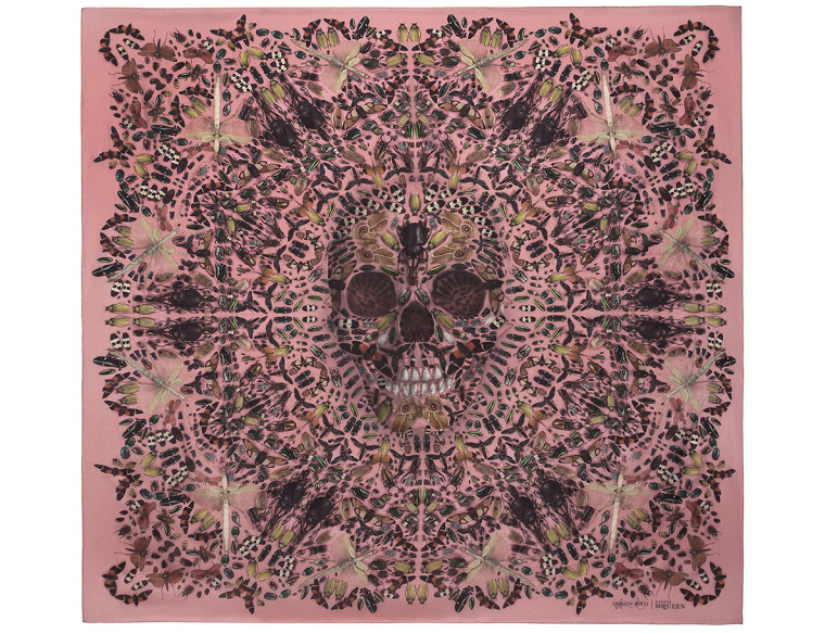 Lenços Skull Print - Alexander McQueen e Damien Hirst 3