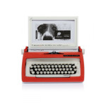 porta-retrato máquina de escrever